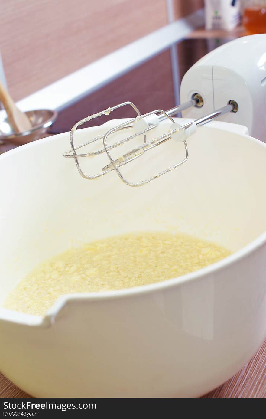 Woman is preparing some cookies