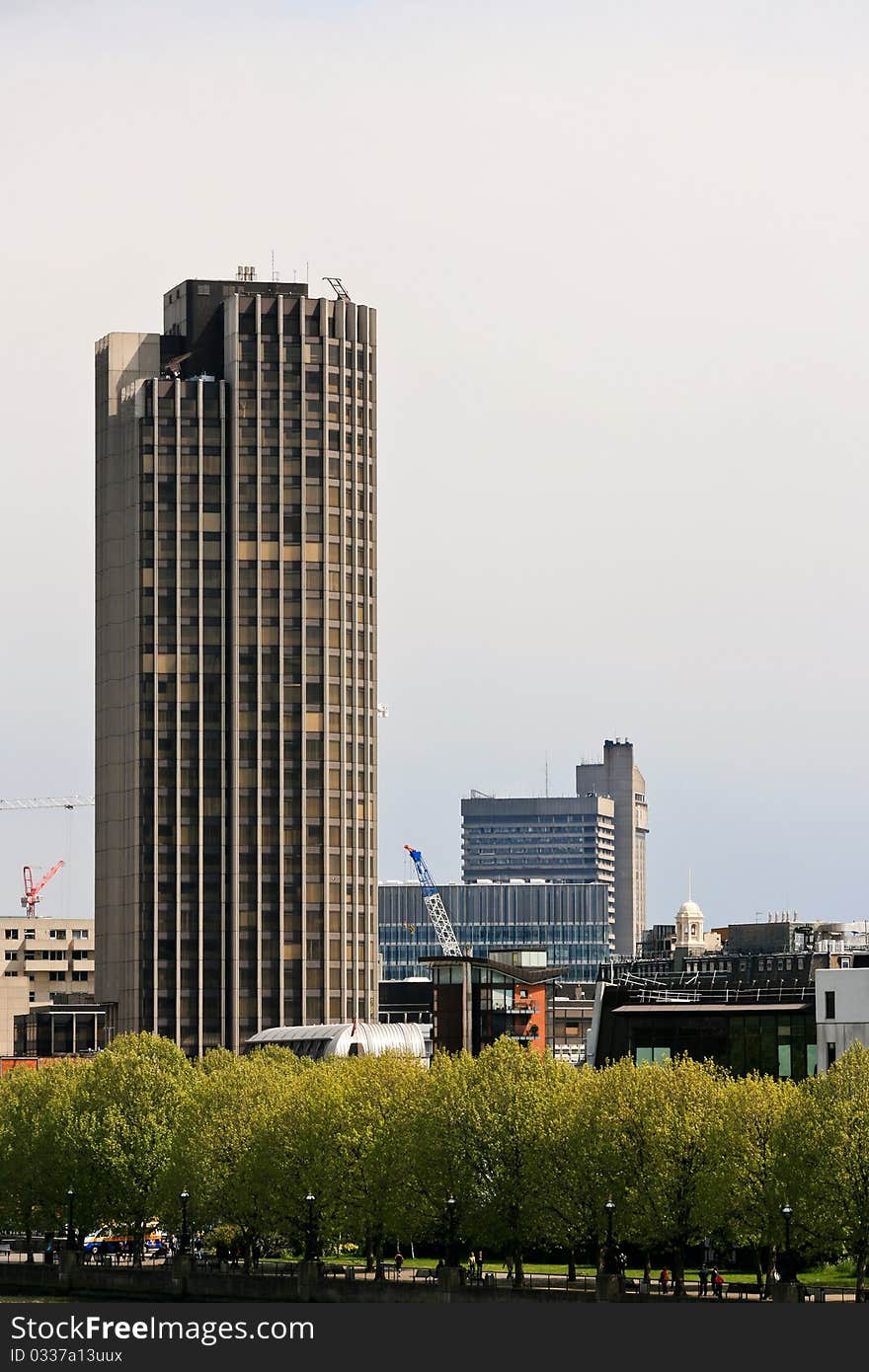 Example of London's architecture on the southbank of the river thames. Example of London's architecture on the southbank of the river thames.