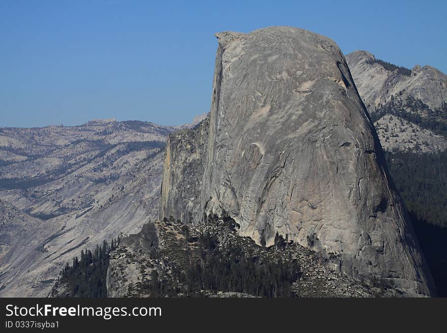 Massive granite boulder that is climbed by the thousands during perfect conditions. Massive granite boulder that is climbed by the thousands during perfect conditions.