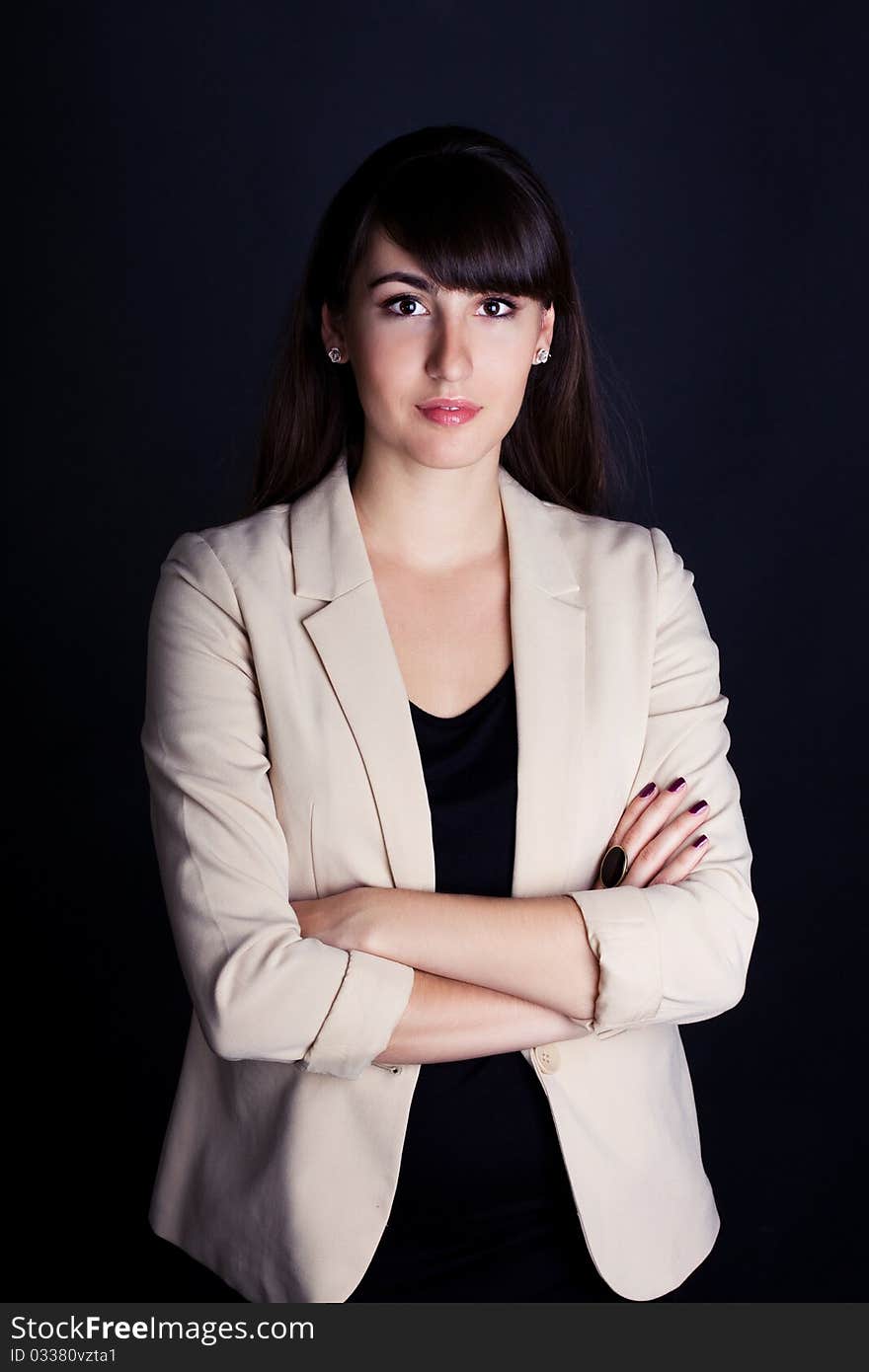 Confident Businesswoman smiling