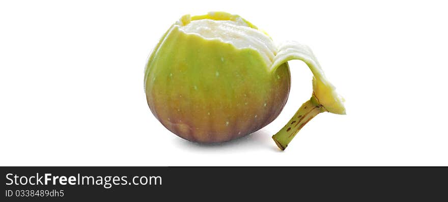 Ripe figs of Spanish origin isolated