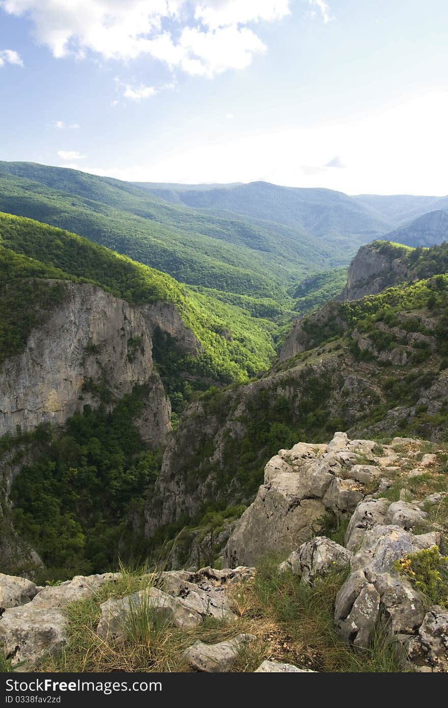 The Great canyon of Crimea