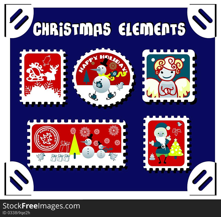 Winter Postage Set