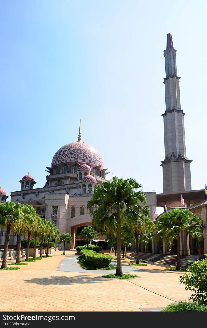 Beautiful mosque in Putrajaya,Malaysia.