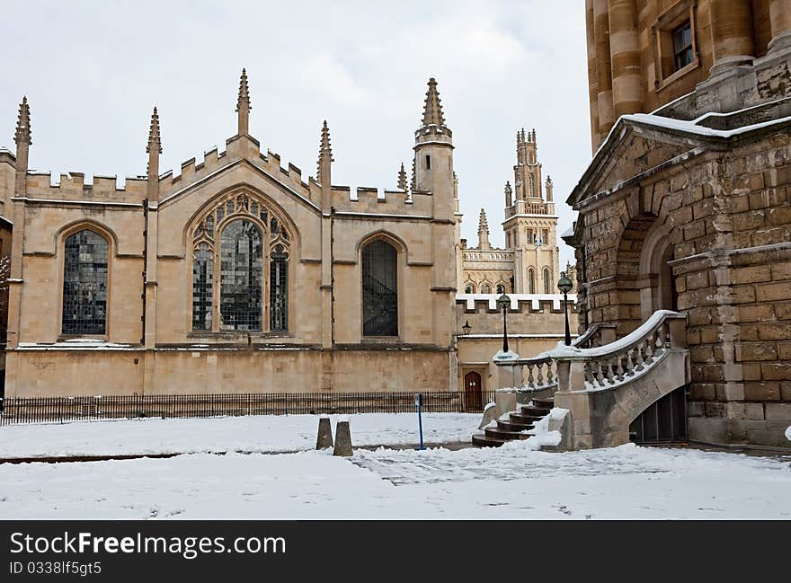 Entrance To The Radcliffe Camera