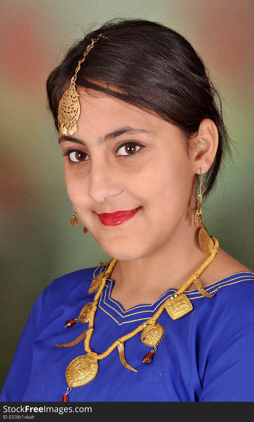 Beautiful punjabi girl in side pose