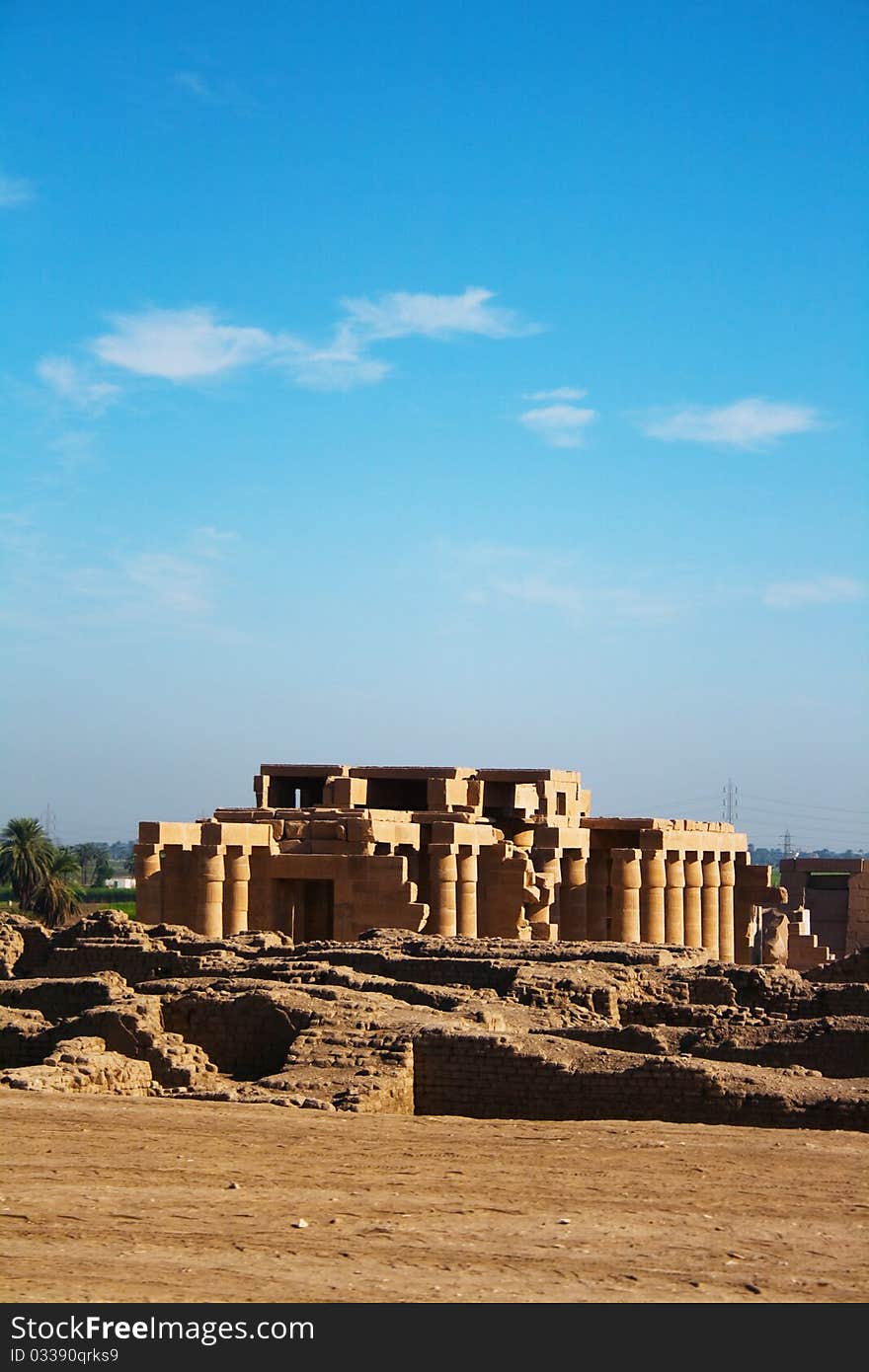 Ruins In Desert