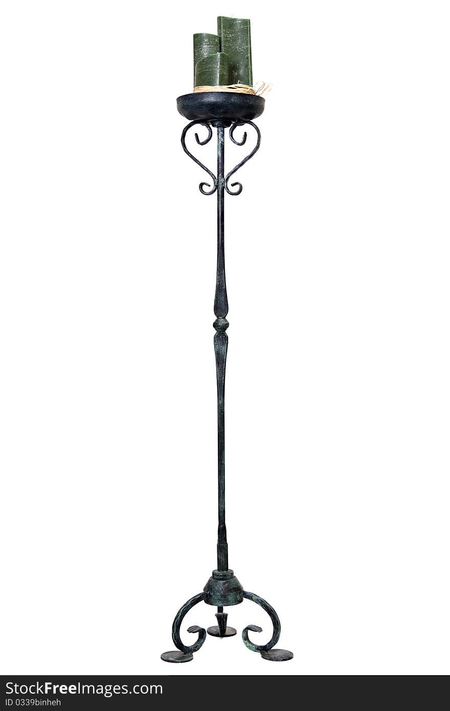 Tall Metal Candelholder