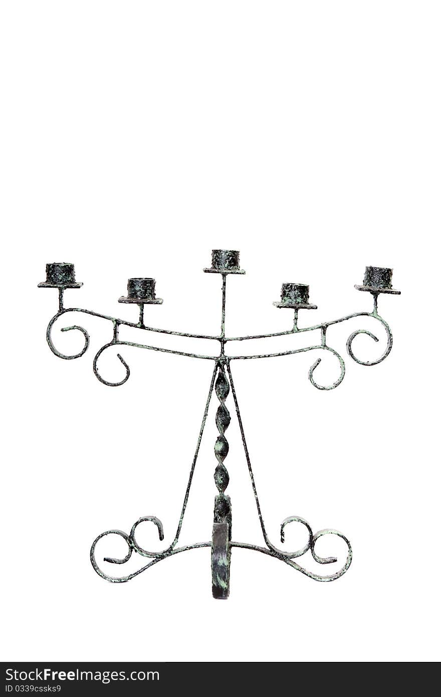 Metal Candelholder Without Candles