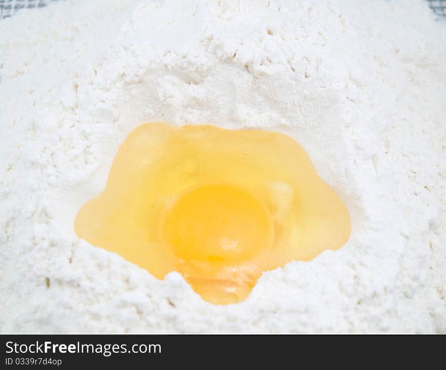 Egg In A Flour