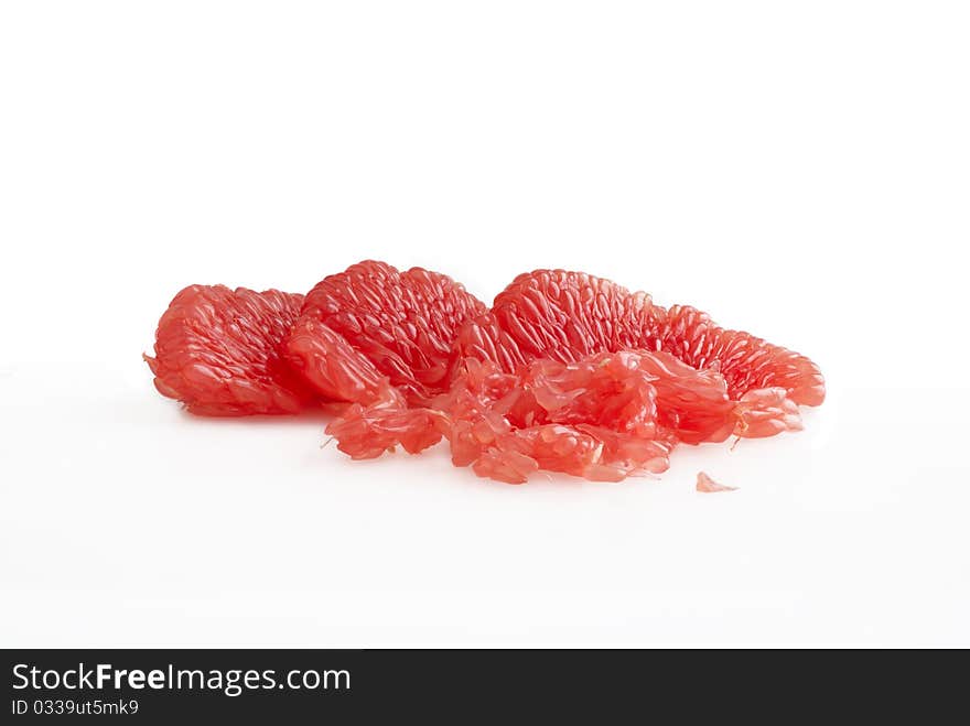 Pulp Of Red Grapefruit