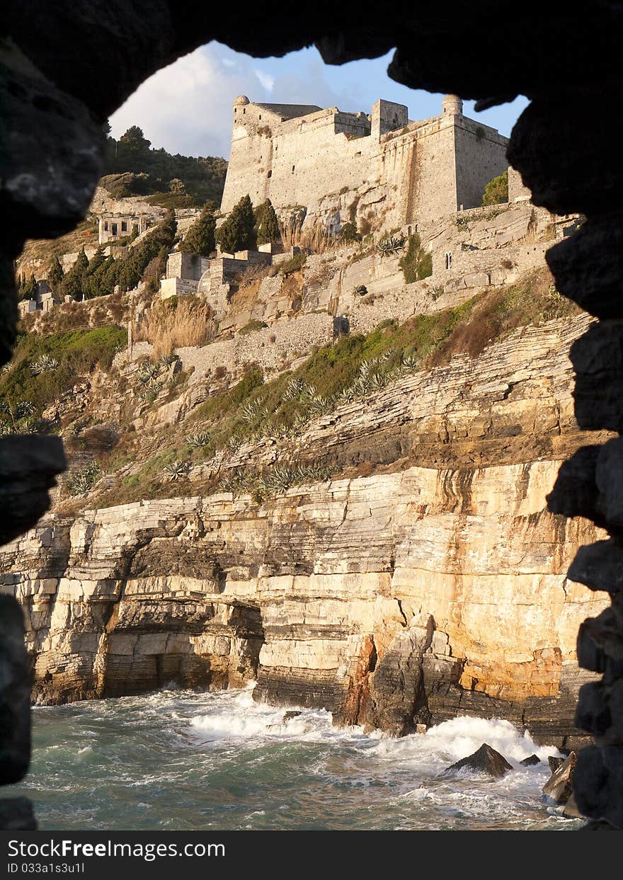 Portovenere a beautiful town in ligurian italy