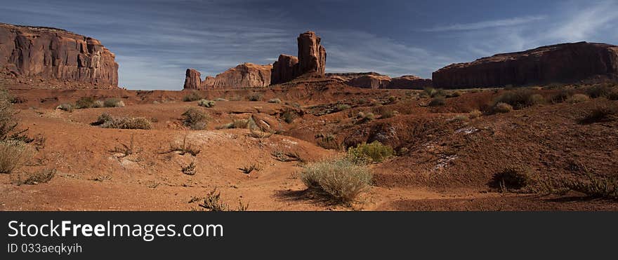 Monument Valley Navajo Tribal Park, Arizona and Utah.