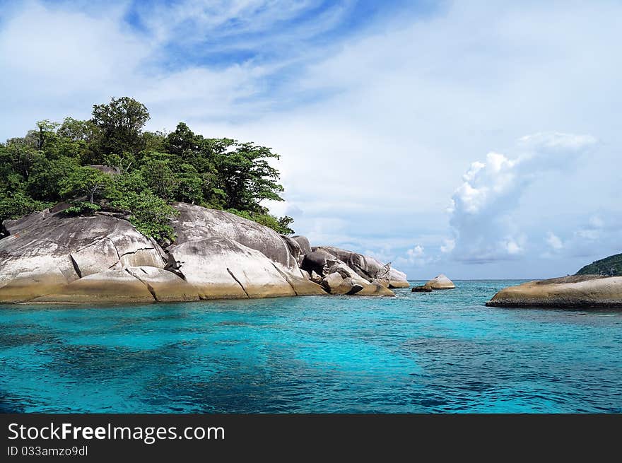 Similan islands.National park of Thailand in the Andaman Sea