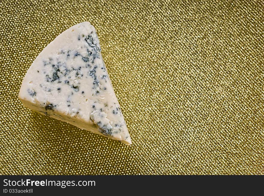 Blue cheese on a plate