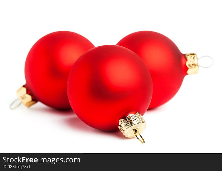 Christmas decoration isolated on white background