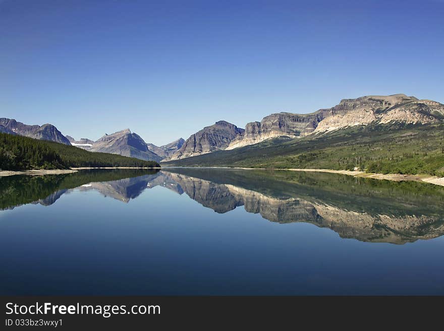 Glacier National Park at Lake Sherburne