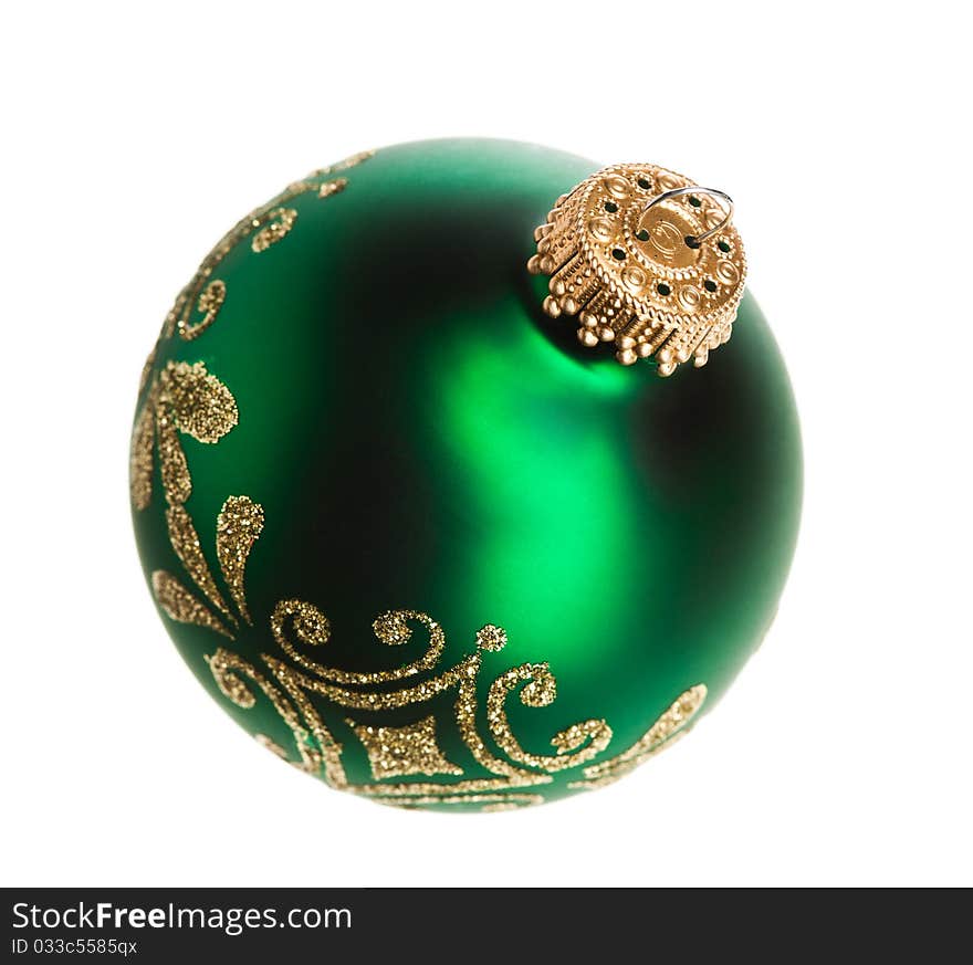 Christmas decoration isolated on white background