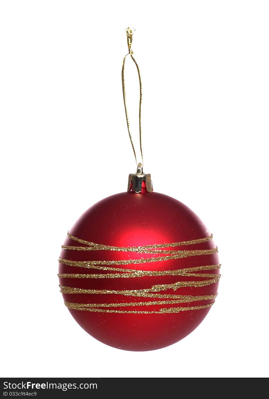 Christmas bauble cutout