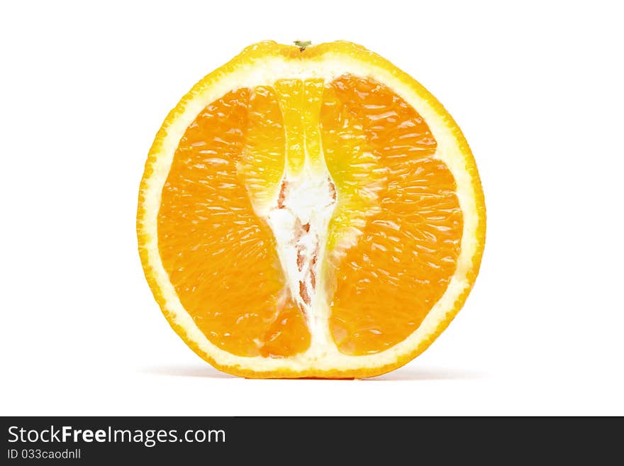 Oranges isolated on a white background