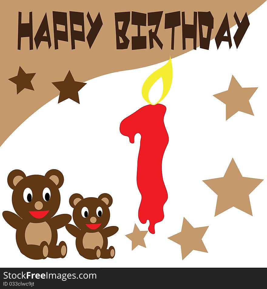 Birthday Teddy Bear Wallpaper