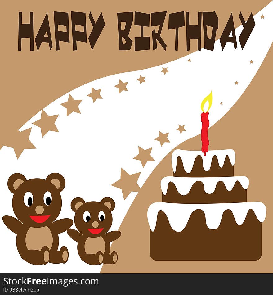 Birthday Teddy Bear Wallpaper