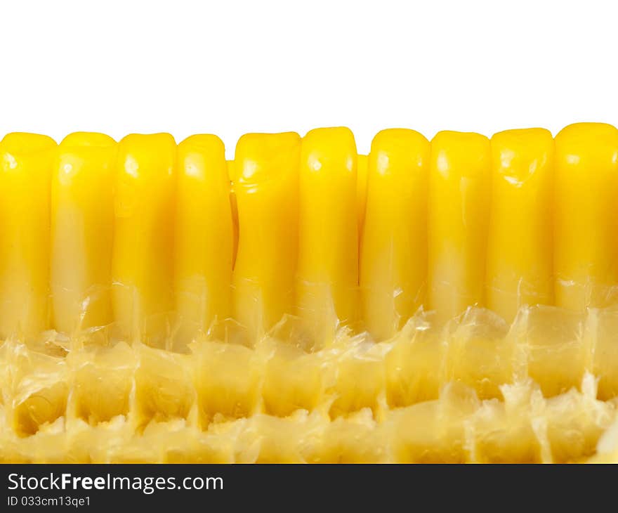 Close up of fresh corn background