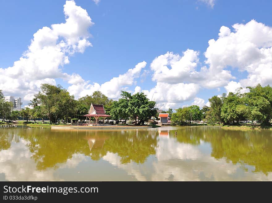 Very beautiful day in yala park of thailand