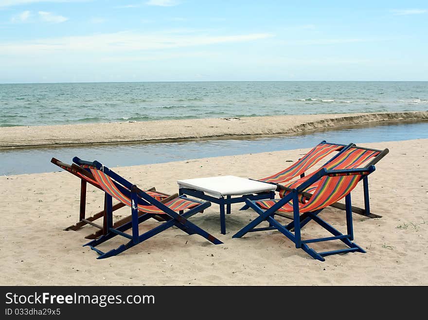 Beach chairs