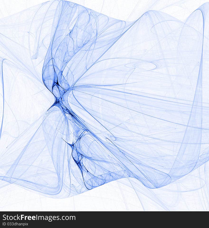 Creativ blue abstract on the white background. Creativ blue abstract on the white background