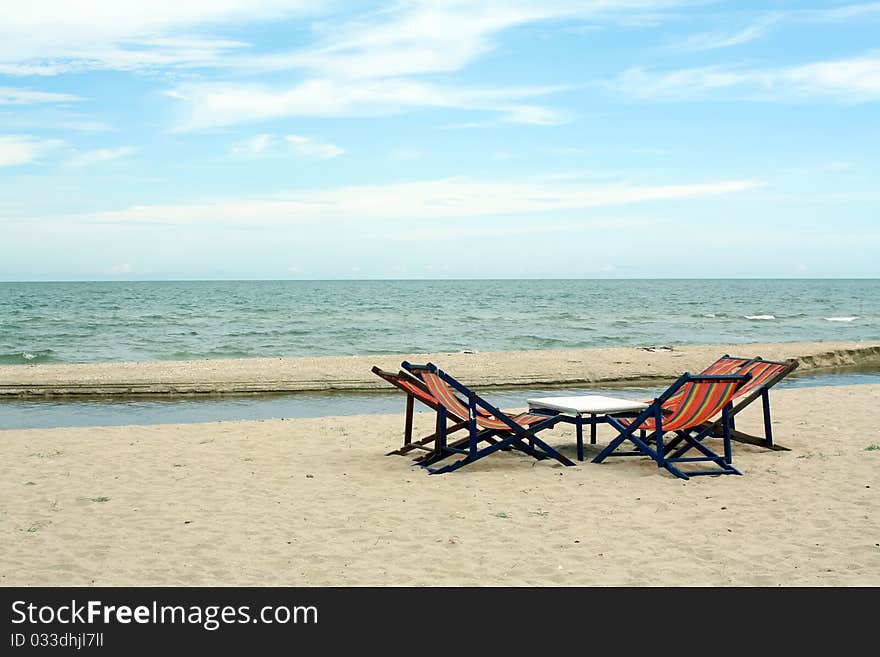 Beach chairs