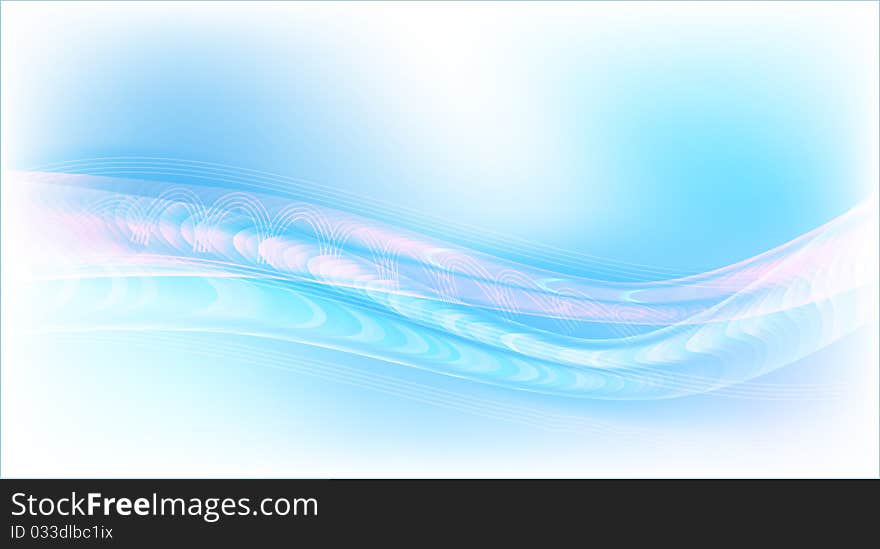 Abstract blue background with pink waves. Abstract blue background with pink waves.