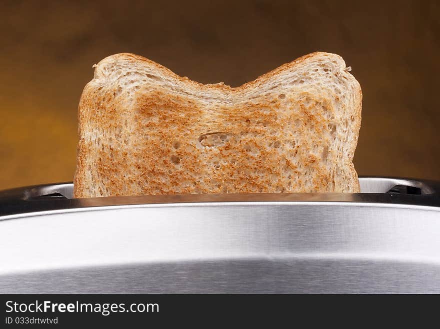 A toaster and a special bread for toast.