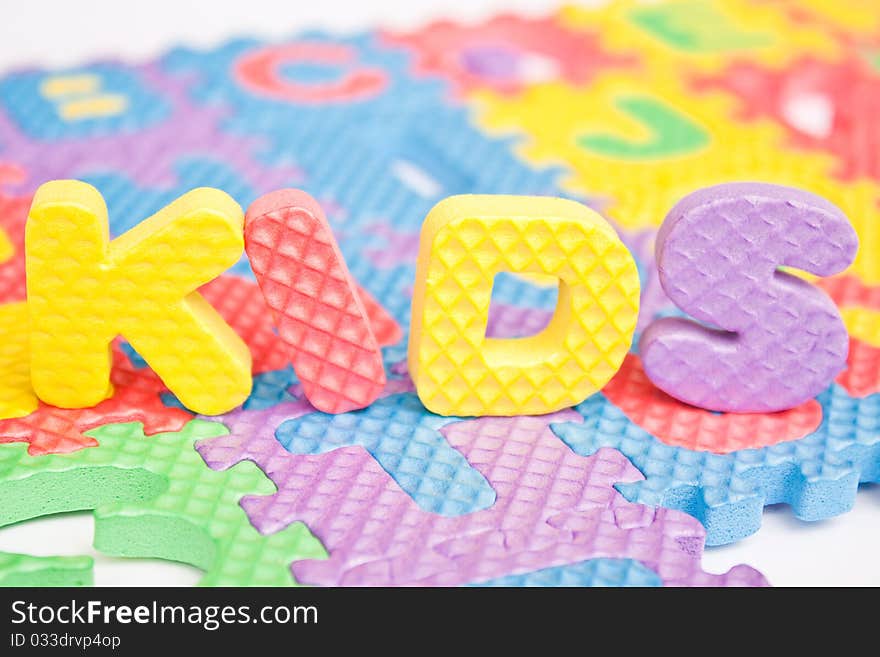 The letter word toy for kid