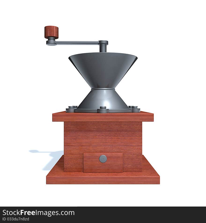 3d rendered image of coffee machine. 3d rendered image of coffee machine