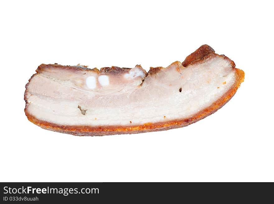 A Generous Slice Of Hong Kong Style Roasted Pork