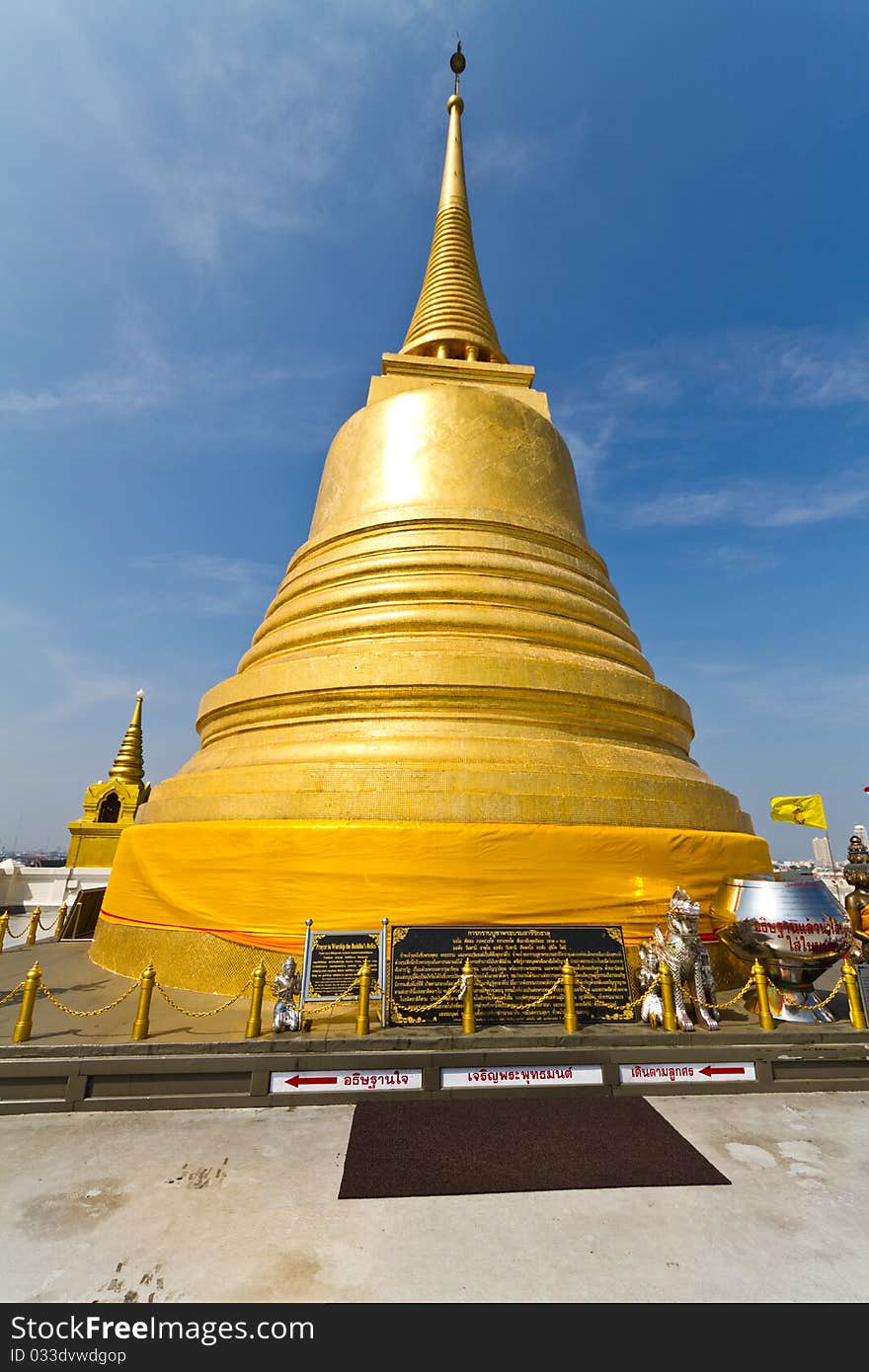 Golden Mount Temple (Wat Sakate), Bangkok, Thailand