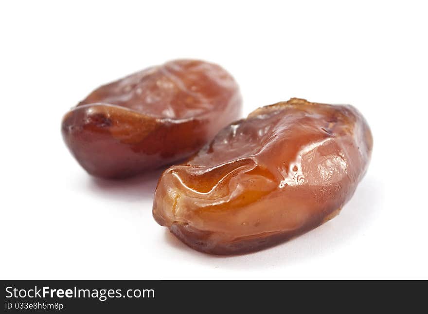 Dates on a white background