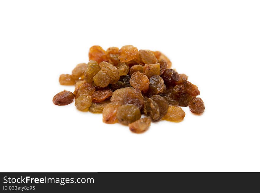 Pile of raisins