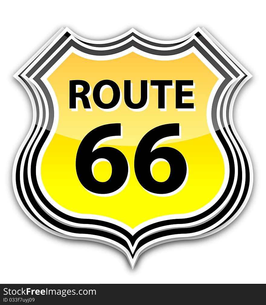 Route 66 sign