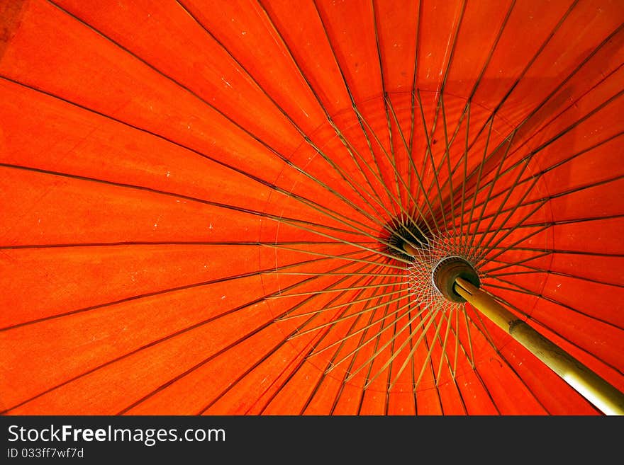 Red umbrella