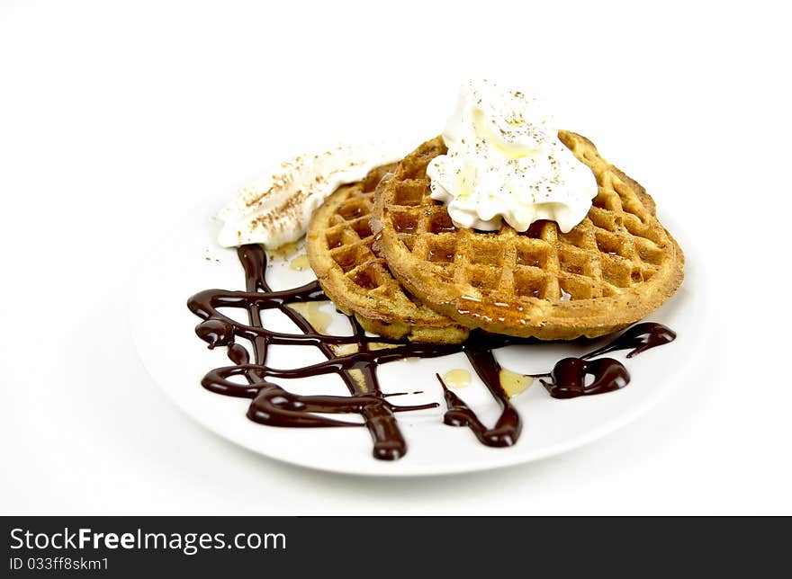 Waffles Breakfast