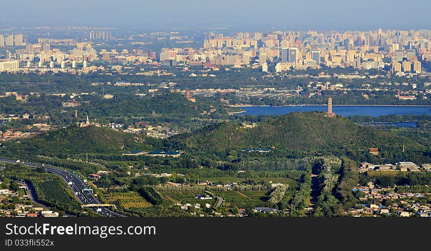 Beijing Cityscape-The Summer Palace Lake