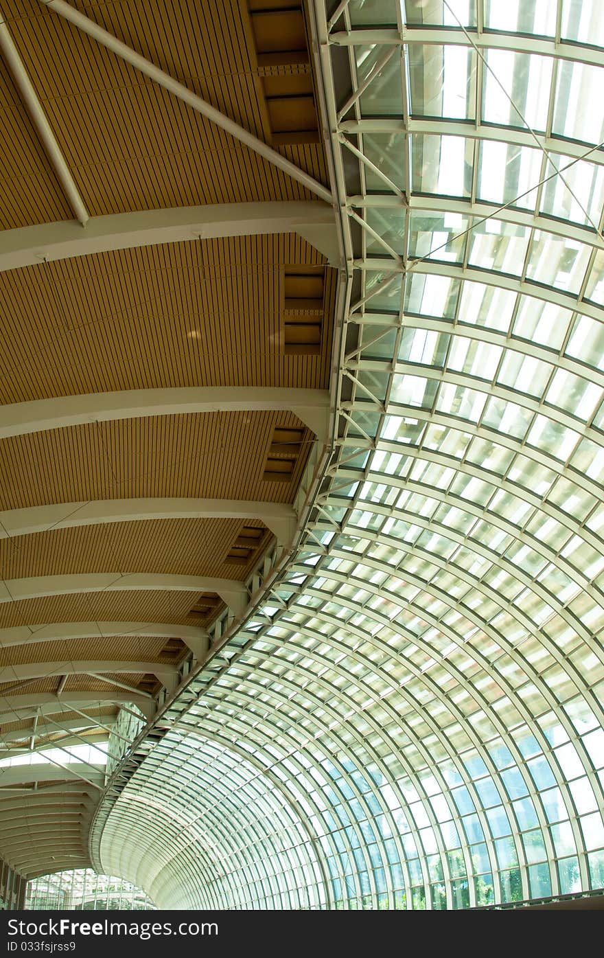 Steel and Glass Ceiling