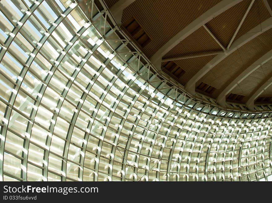 Steel And Glass Ceiling