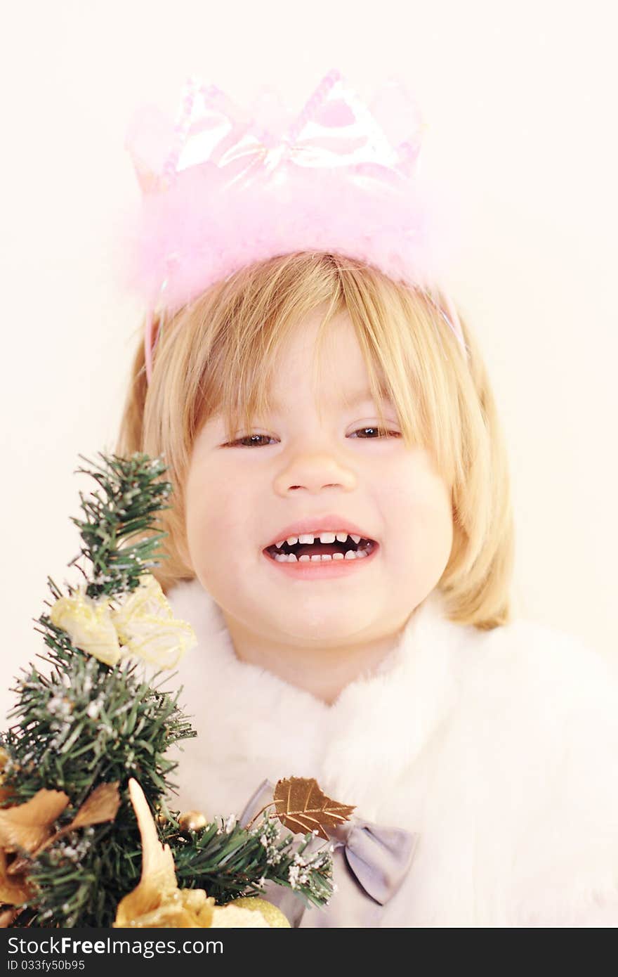 Beautiful little Christmas fairy