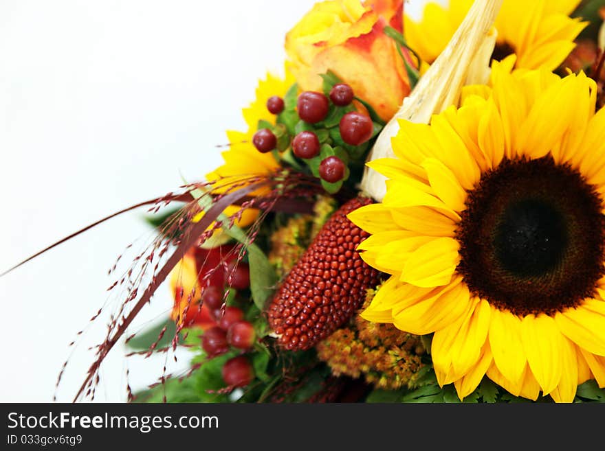 Bouquet of sunflowers