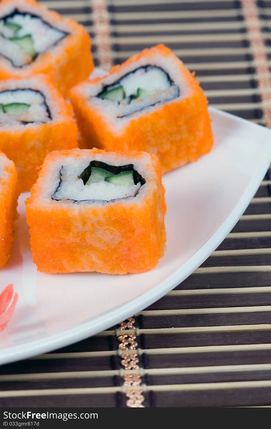 Traditional japanese rolls