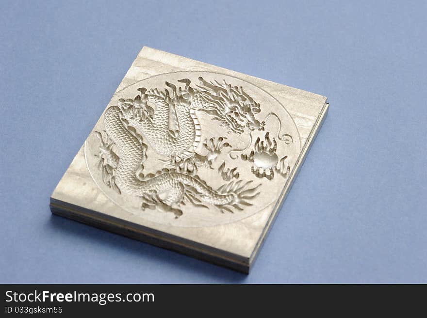 Engraving dragon