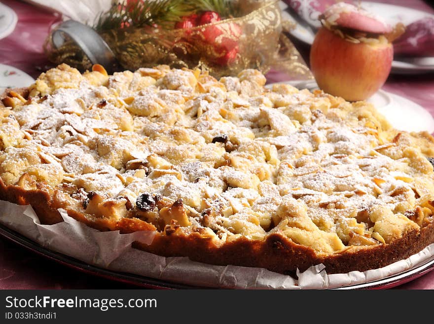 Baked Apple christmas pie